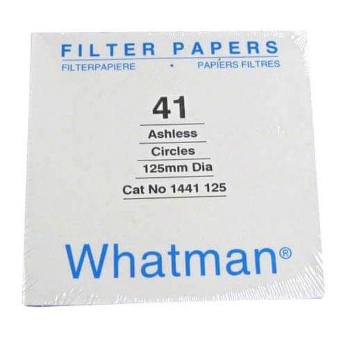 GENERICO - PAPEL FILTRO WHATMAN 41  CAJA X 100 UNIDADES