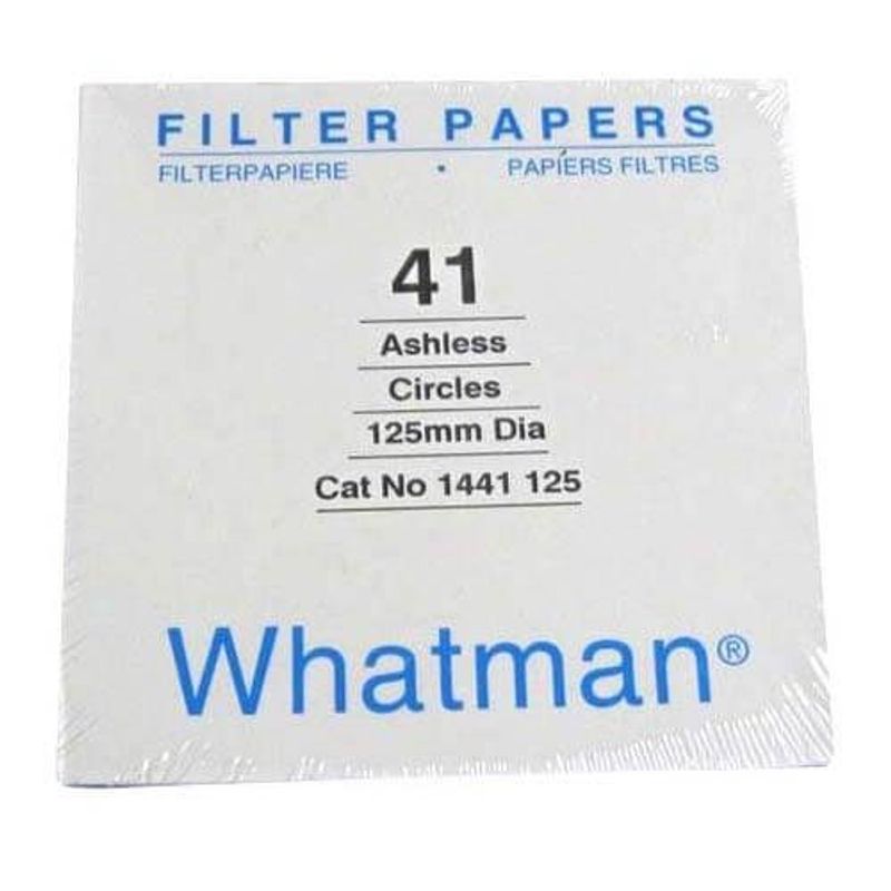 GENERICO - PAPEL FILTRO WHATMAN 41  CAJA X 100 UNIDADES