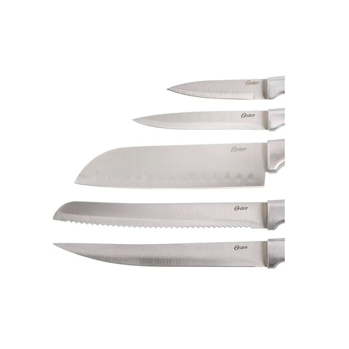 OSTER - Juego de Cuchillos WELLISFORD 14P Acero Base