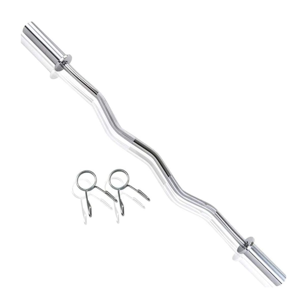 XTREME SPORT - Barra Olimpica Zeta de 120cm  Seguros