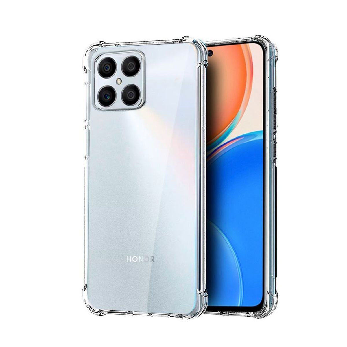 GENERICO - Funda Protector Case HONOR X8B - TRANSPARENTE ANTI IMPACTO