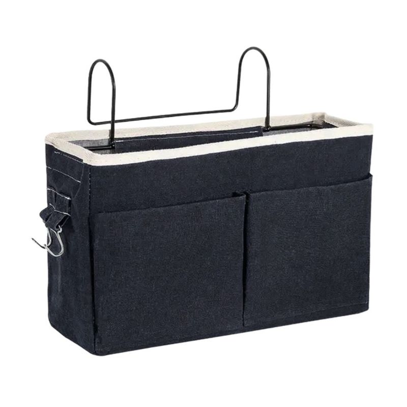 HYGGE - Cesta de Almacenamiento Colgante de Tela con Bolsillos