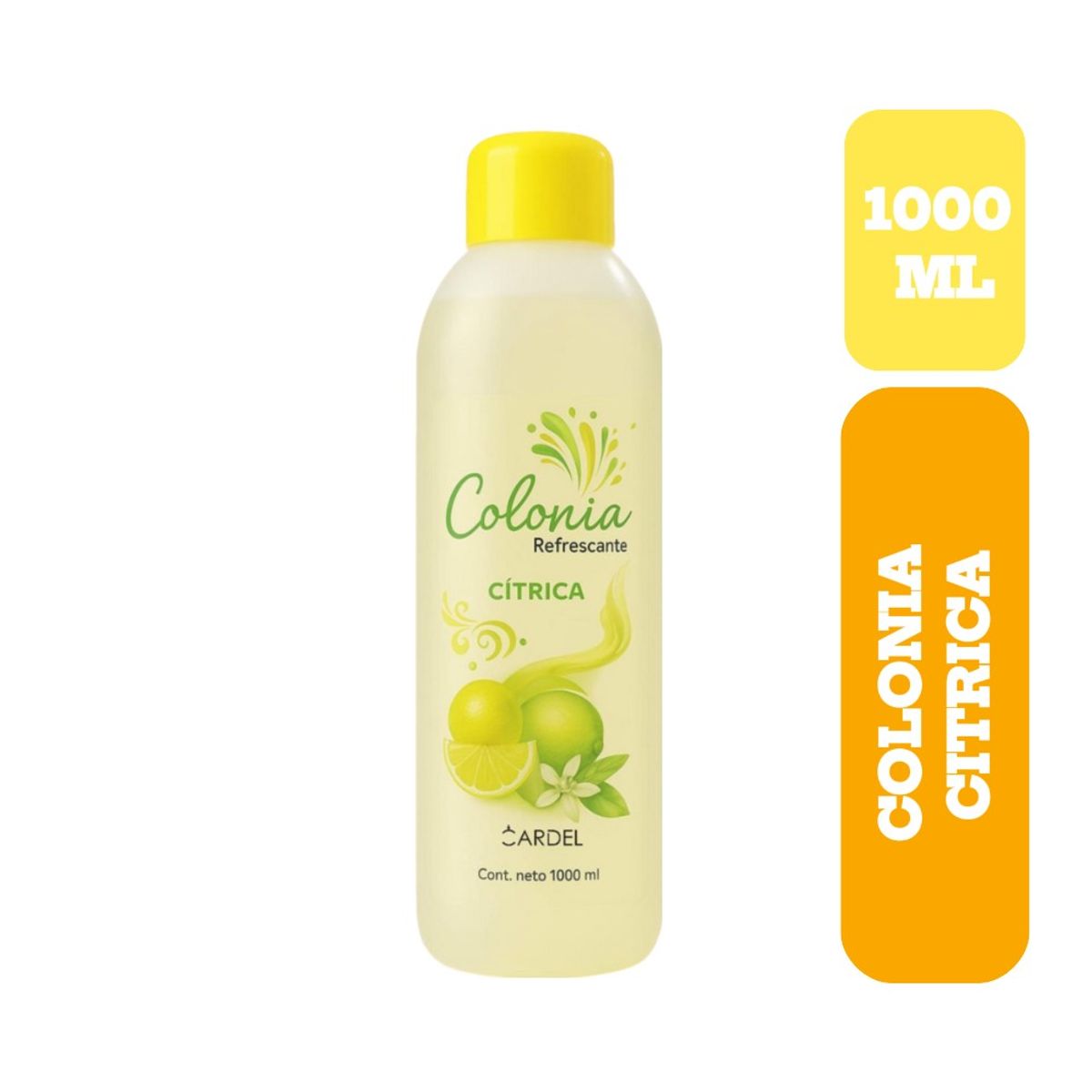 GENERICO - COLONIA CITRICA REFRESCANTE X 1000 ML