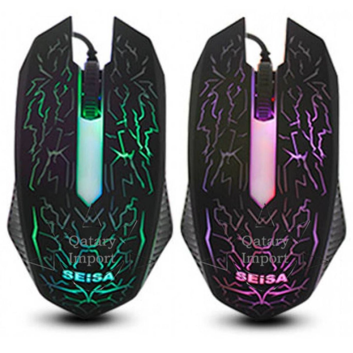 OEM - Mouse Optico Gamer Camaleon Cambia Color LED Ergonómico