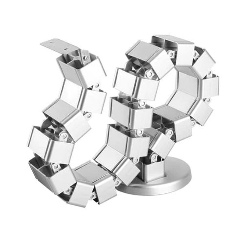 GENERICO - MONTECH - Vertebra Flexible para Organizar Cables - Altura Max 128 cm