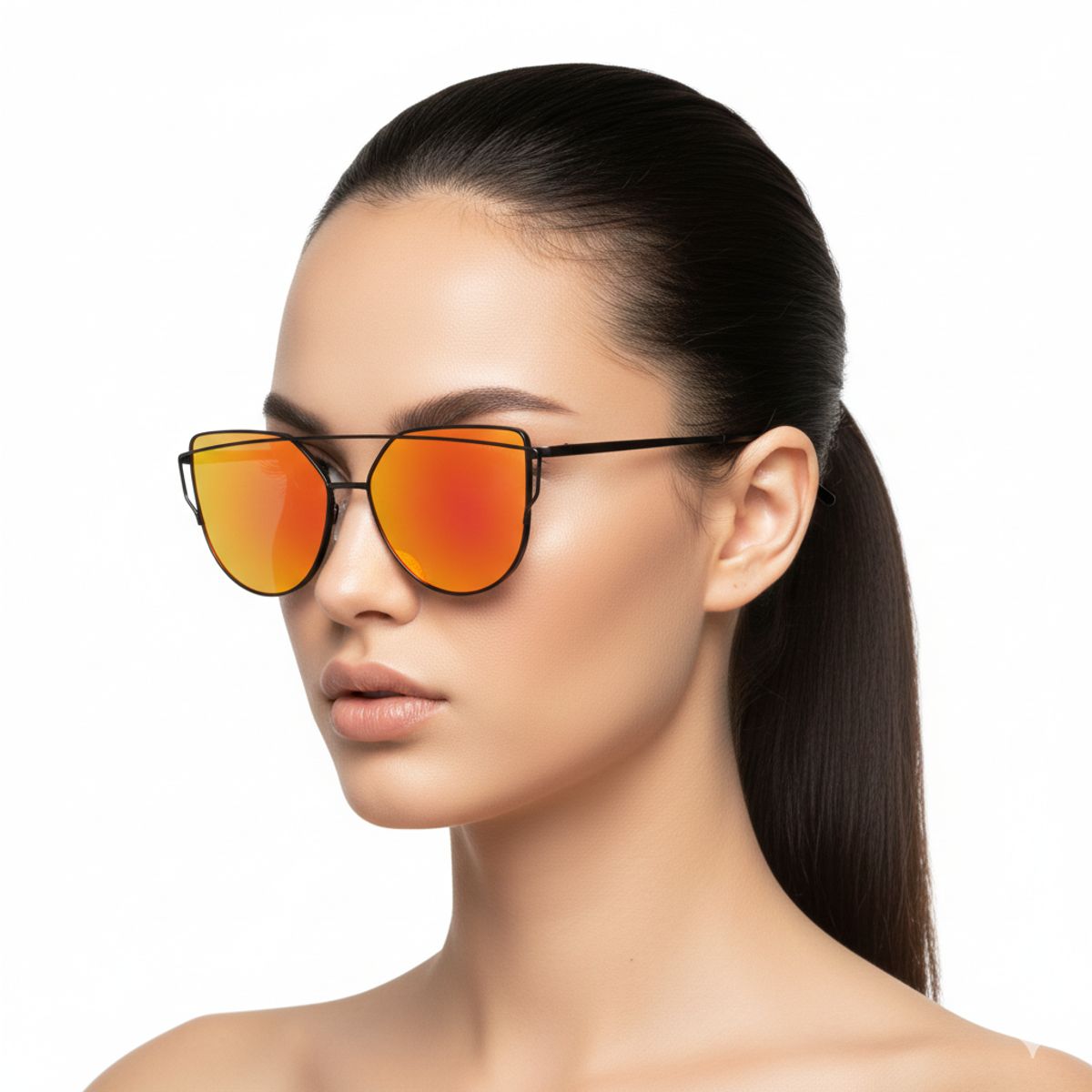 GENERICO - LENTES DE SOL MUJER UV400 Espejo