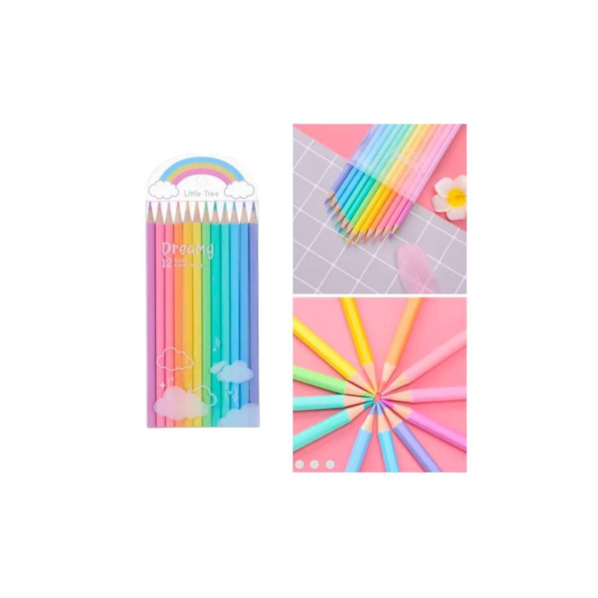 GENERICO - Pack 12 Colores Pasteles