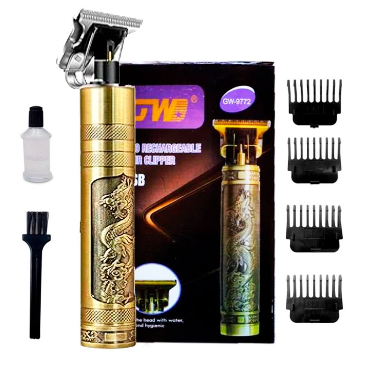 IMPORTADO MC - Cortadora de Cabello y Barba Portatil Maquina Recortadora Recargable