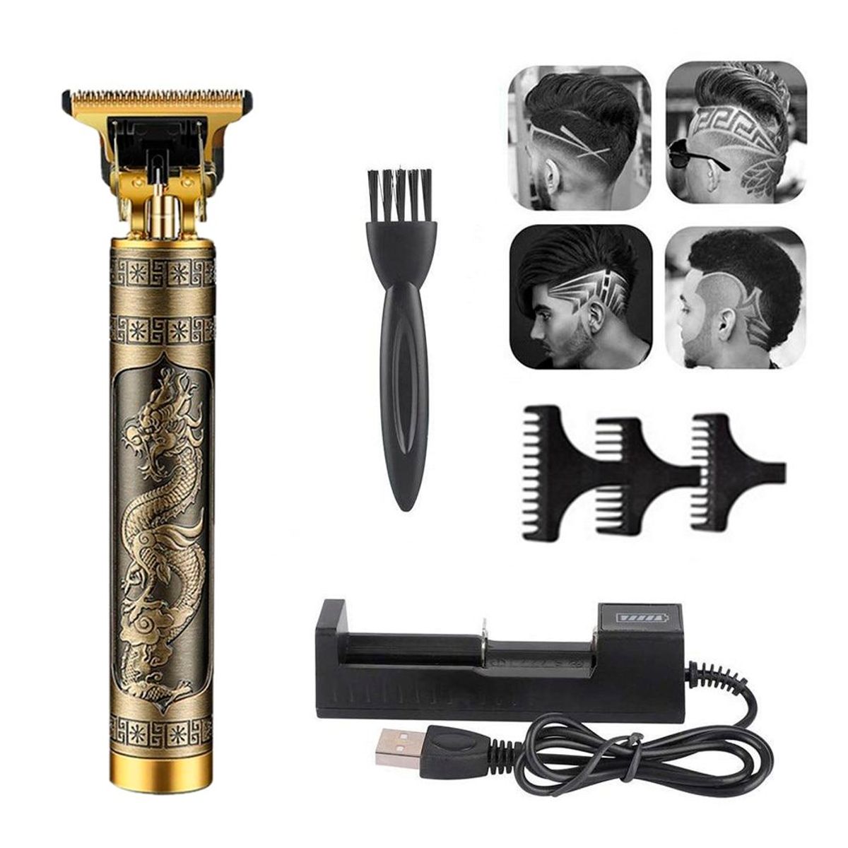 IMPORTADO MC - Cortadora de Cabello y Barba Portatil Maquina Recortadora Recargable