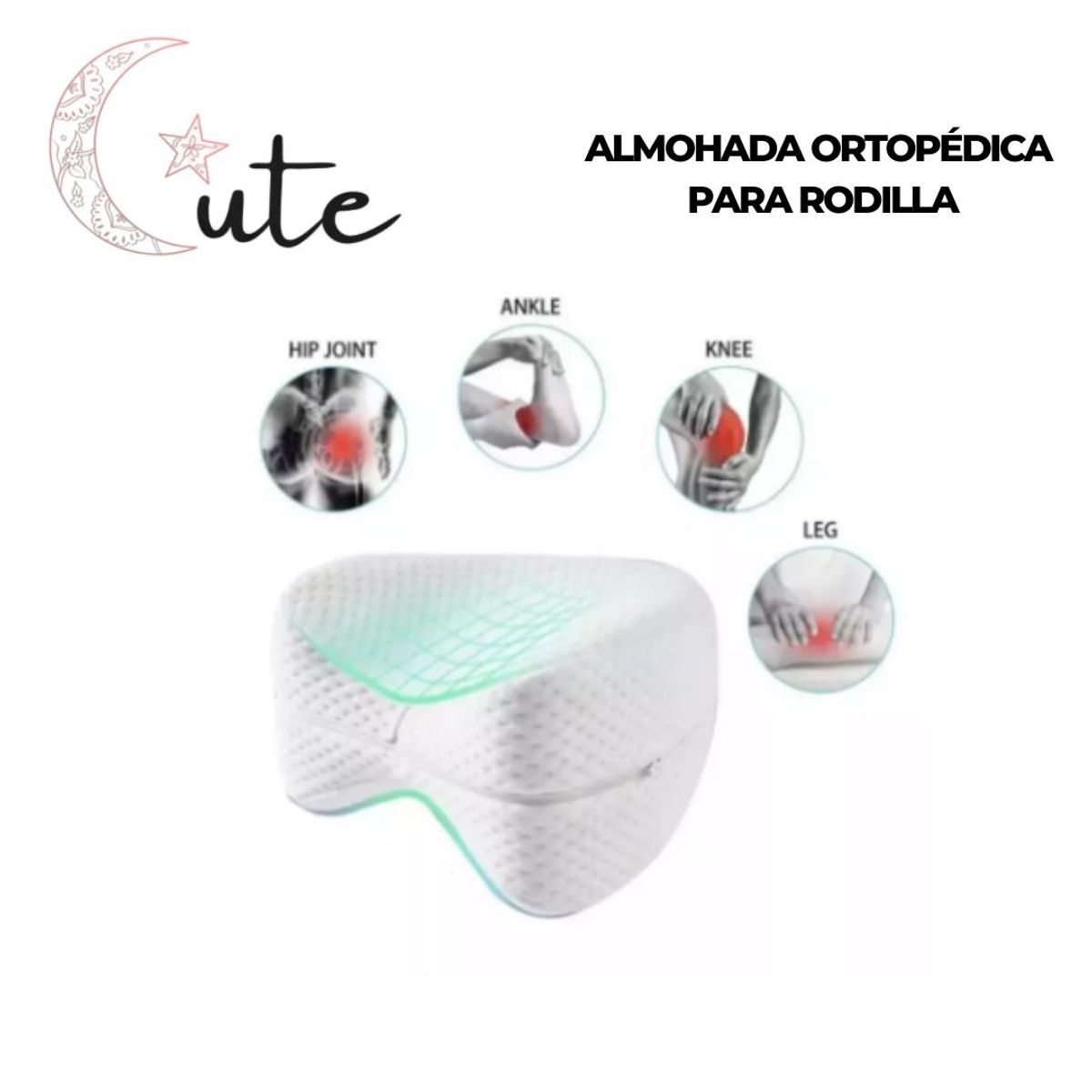 GENERICO - ALMOHADA ORTOPÉDICA PARA RODILLA.