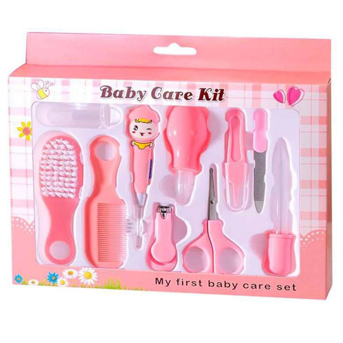 GENERICO - Set Baby Care Higiene para Bebes Cortauñas 10 Pcs niño