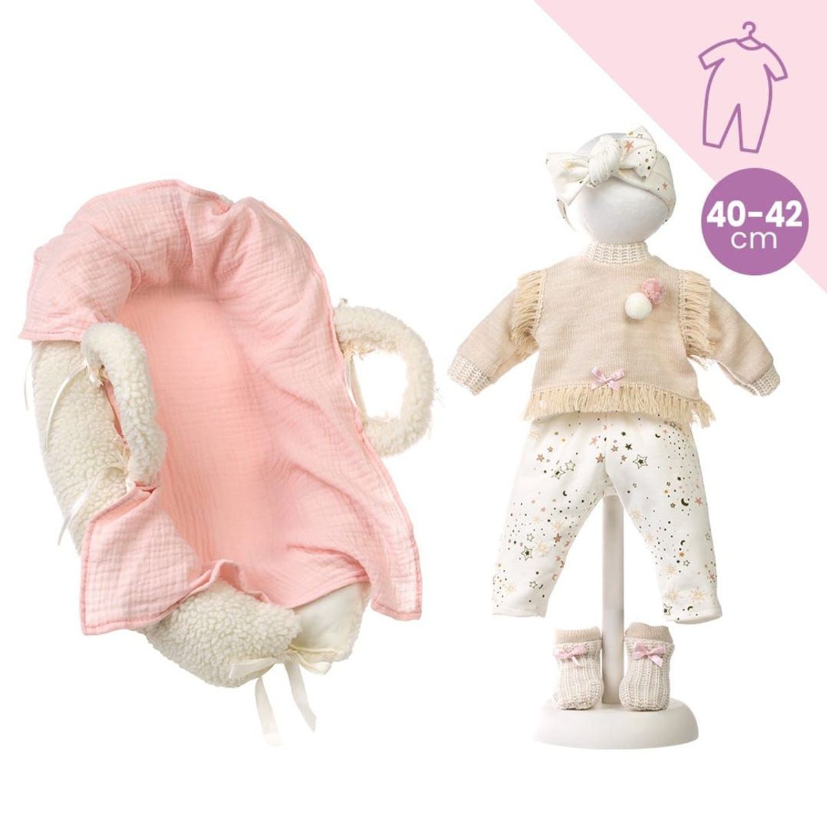 LLORENS - Ropa y Complemento para Muñecas Llorens 7 Piezas V74016