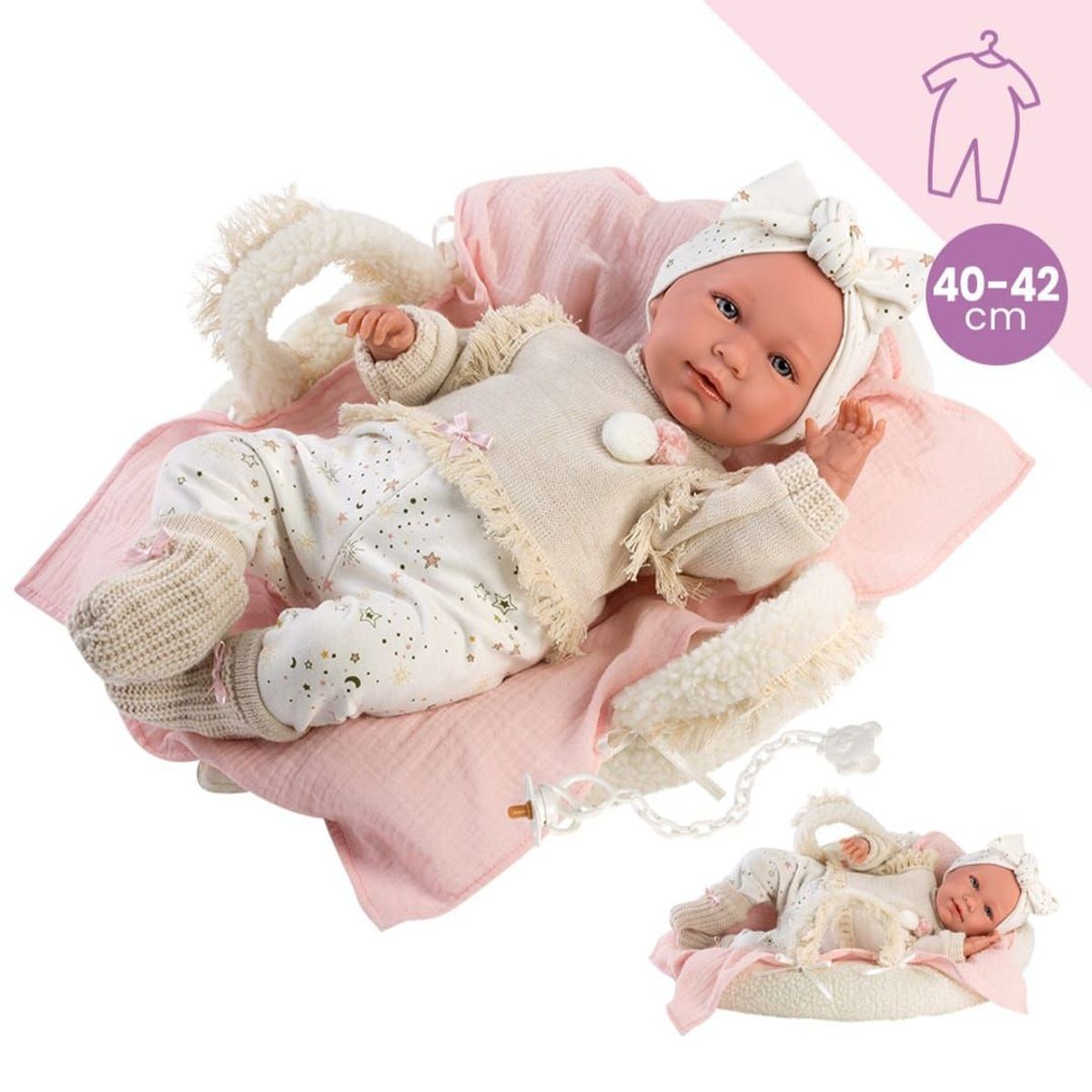 LLORENS - Ropa y Complemento para Muñecas Llorens 7 Piezas V74016