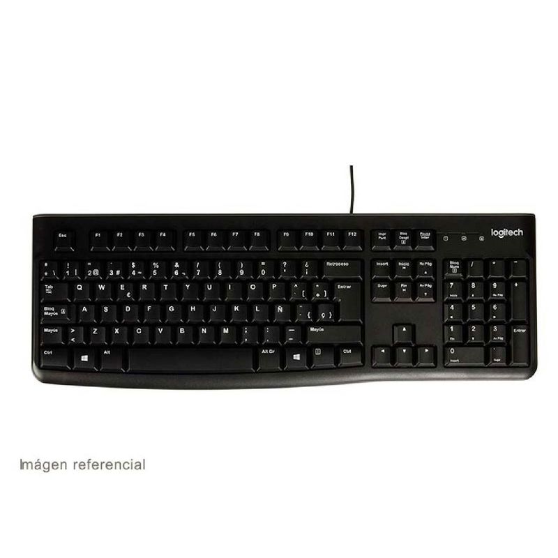 LOGITECH - Teclado Logitech K120 usb sp Black