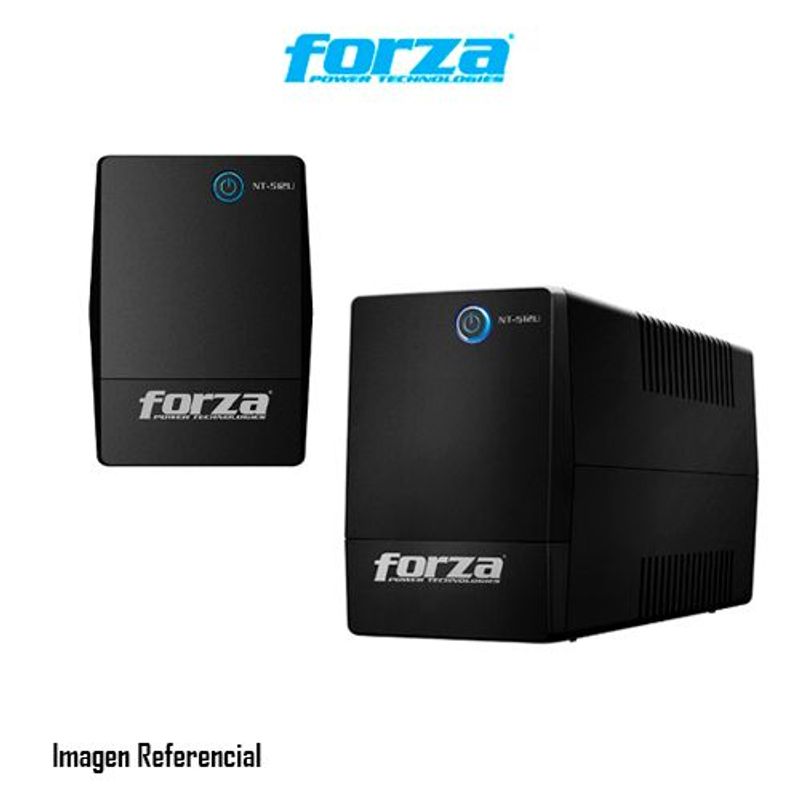 FORZA - UPS FORZA NT-512U 6 TOMAS 500VA/250W 220V RJ1145-65HZ P/N: NT-512U