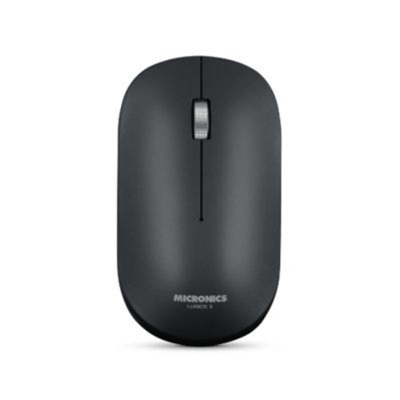 MICRONICS - MOUSE MICRONICS LUDICO MIC M722-3M WIFI RECARGABLE BLACK