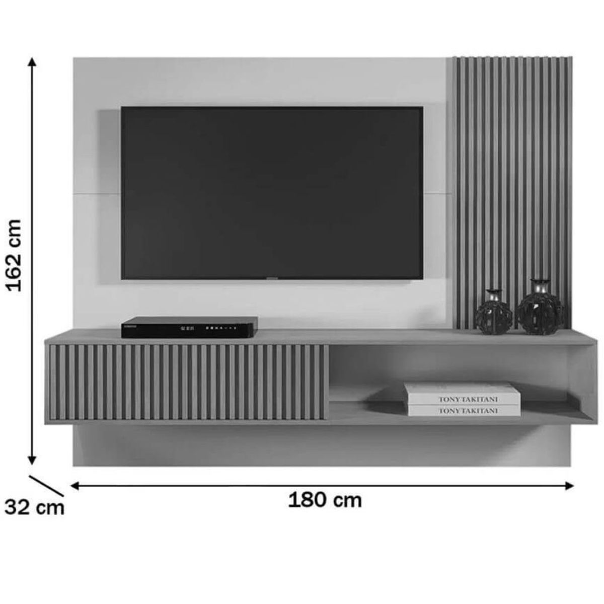 TU MESITA - Panel de TV sin Luz Moderno Belén 180 cm TU MESITA