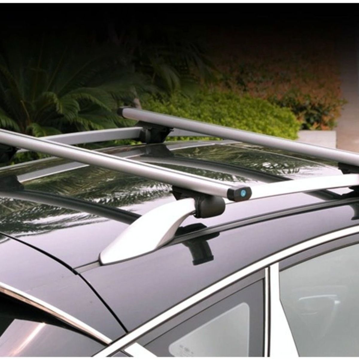 GENERICO - Barras Transversal De Carga Hasta 150kg Para Auto Parrilla