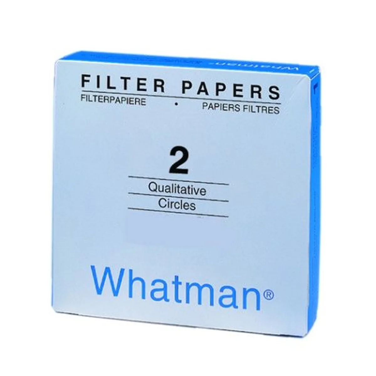 GENERICO - PAPEL FILTRO WHATMAN NUMERO 2   CAJA X 100 UNIDADES