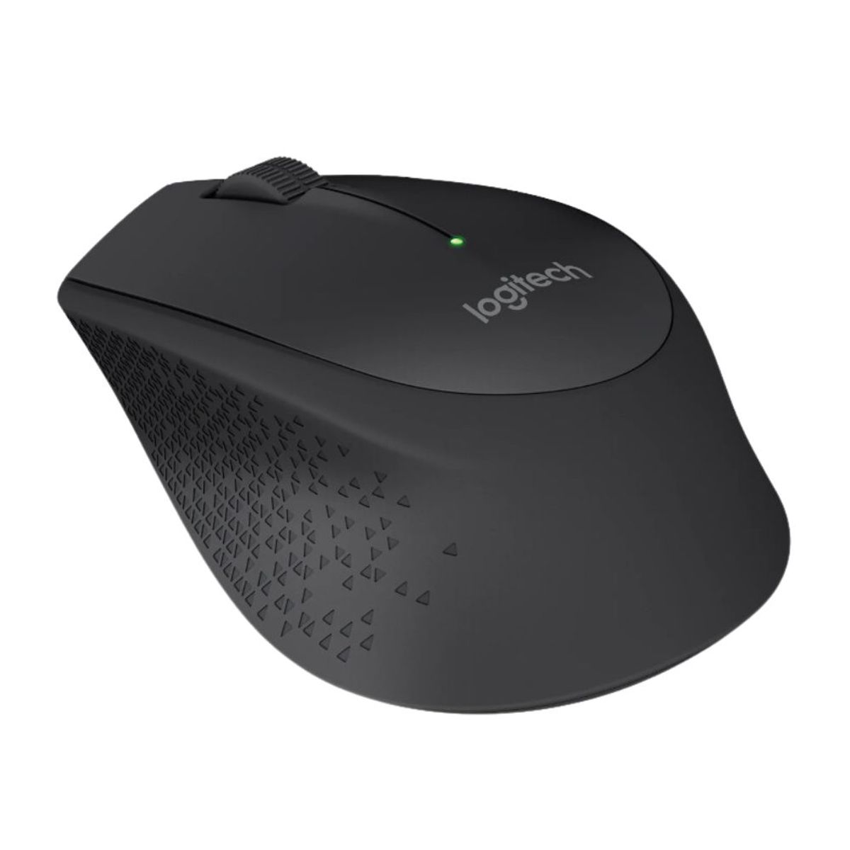 LOGITECH - Mouse Inalámbrico Logitech M280 Ergonómico para Diestros - Negro