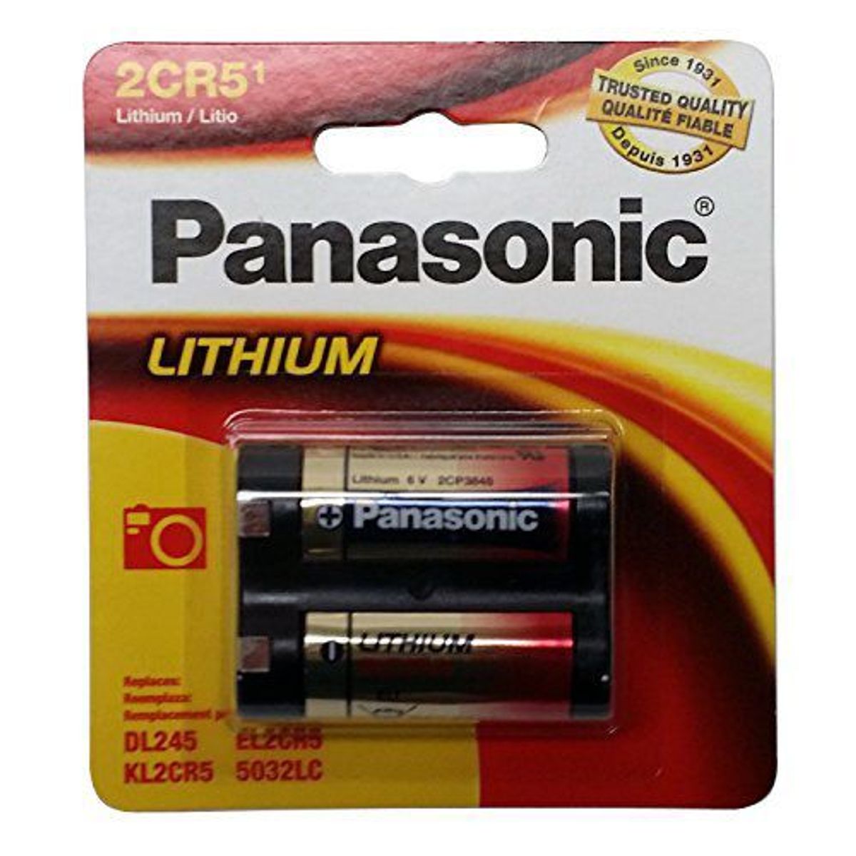 PANASONIC - PILA PANASONIC 2CR5 MPA1B LITIO