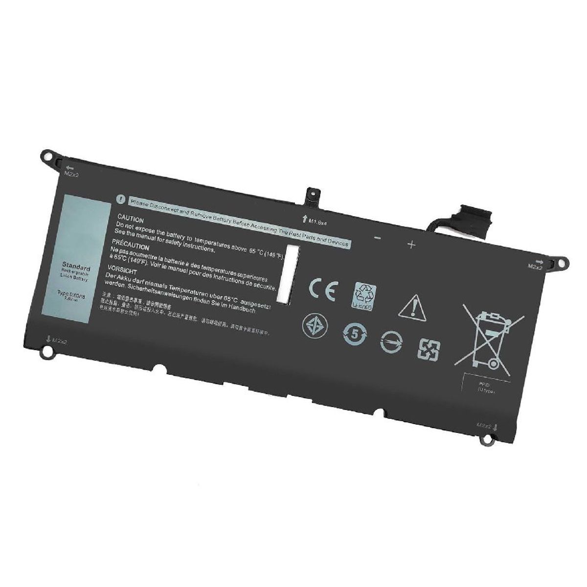 GENERICO - BATERIA PARA DELL DXGH8 41Wh 7.6V 4 CELDAS 13 9370 9380 5390 5391 7490