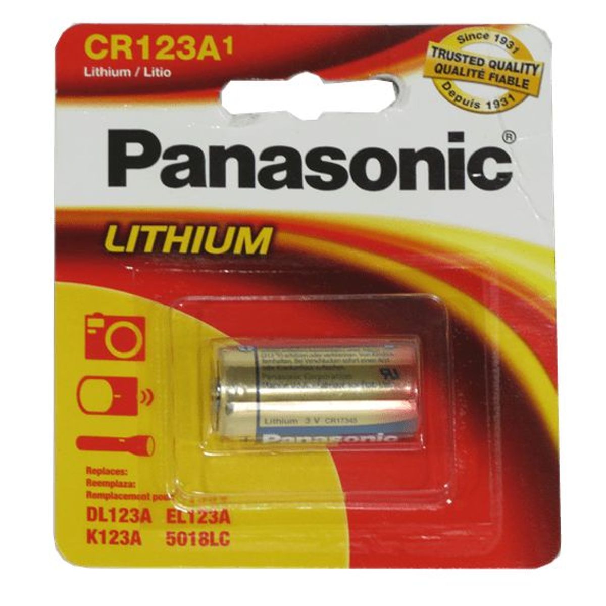 PANASONIC - PILA DE LITIO PANASONIC CR123A