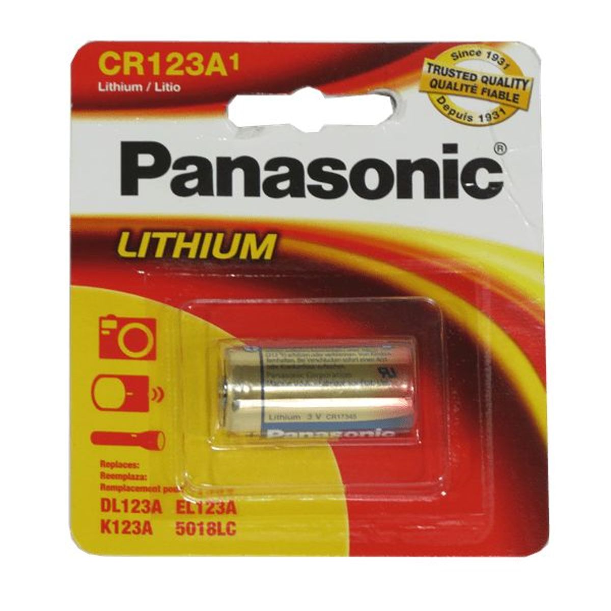 PANASONIC - PILA DE LITIO PANASONIC CR123A