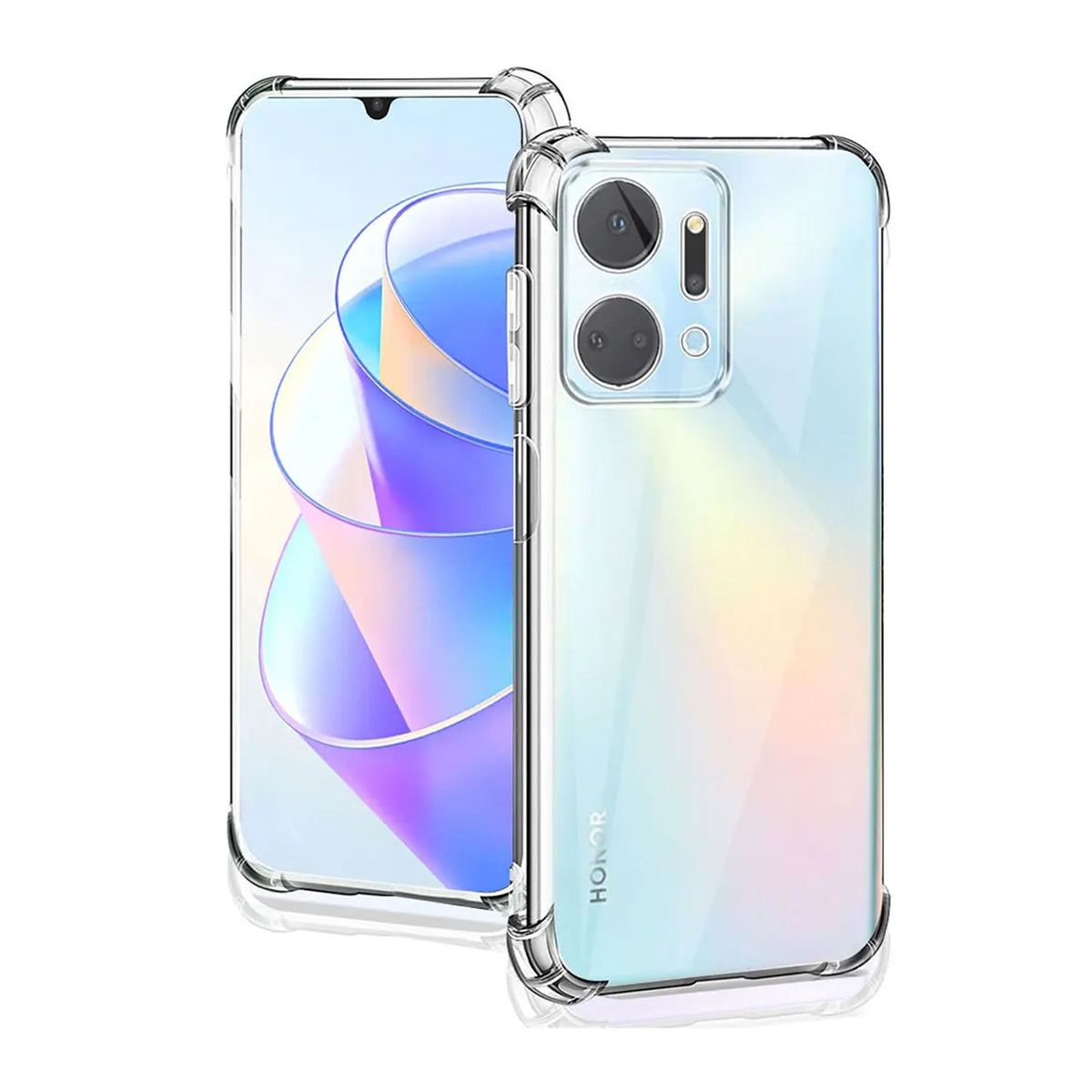 GENERICO - Funda Protector Case HONOR X7A - TRANSPARENTE ANTI IMPACTO