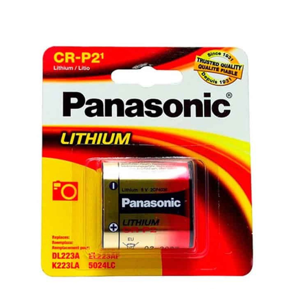 PANASONIC - PILA CR-P2 LITIO PANASONIC 6V