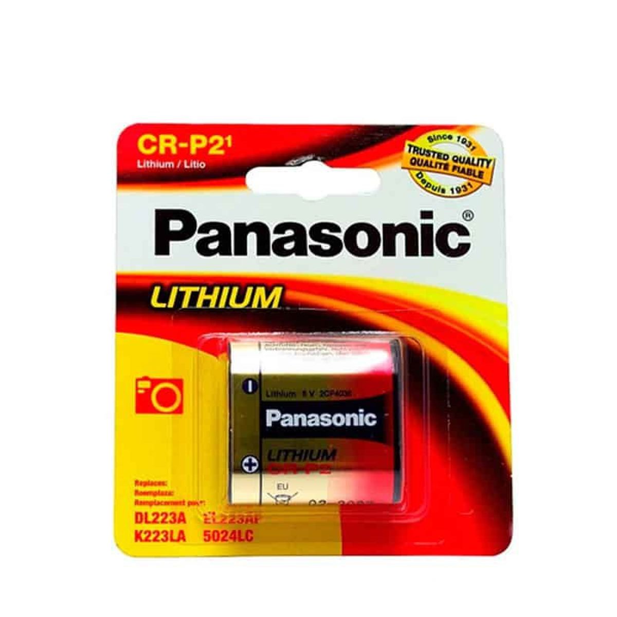 PANASONIC - PILA CR-P2 LITIO PANASONIC 6V