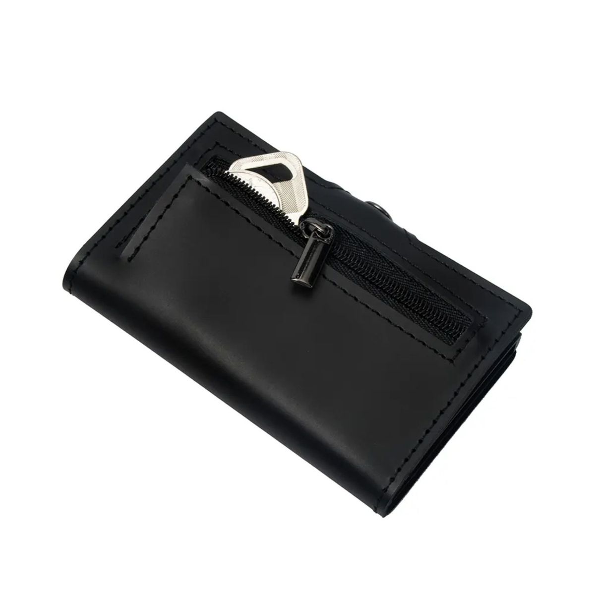 GENERICO - Billetera Cuero Genuino Oil Wax Luxury RFID Tarjetero