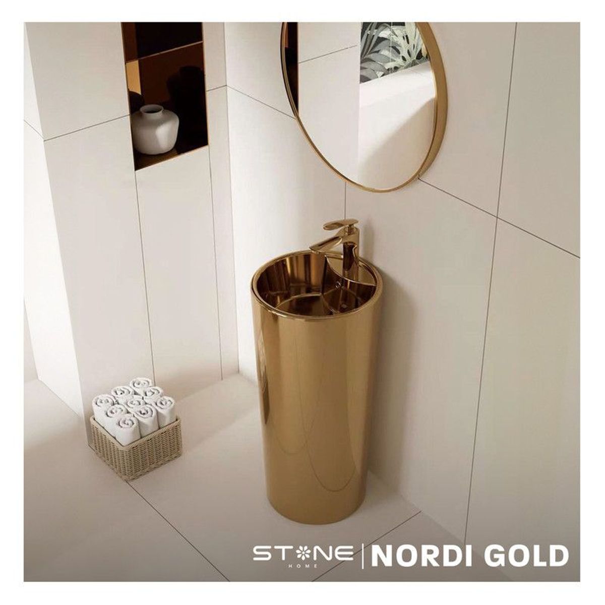 STONE - LAVATORIO STANDING NORDI DORADO STONE