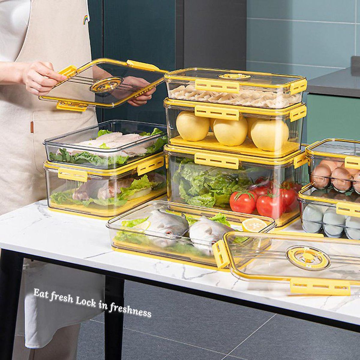 GENERICO - 1 TAPER Organizador de refrigerador ahorrador  nevera