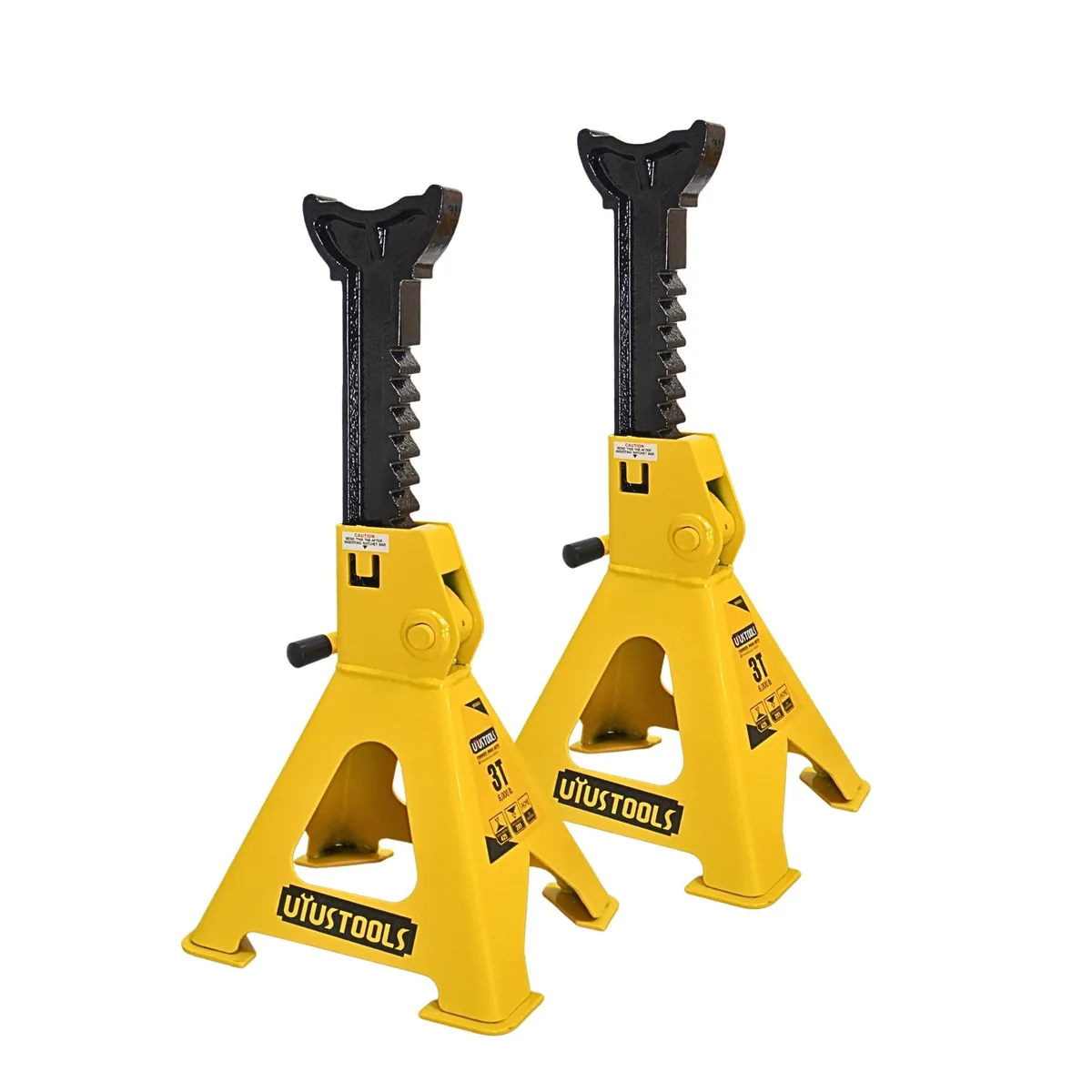 UYUSTOOLS - Caballete para auto 3 toneladas / 2 piezas torre