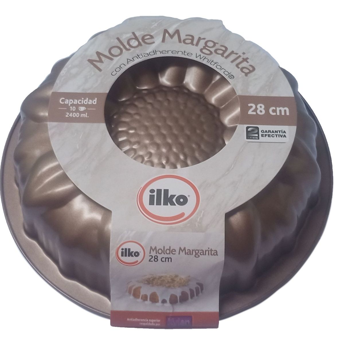 ILKO - Molde Margarita 28 cm Antiadherente