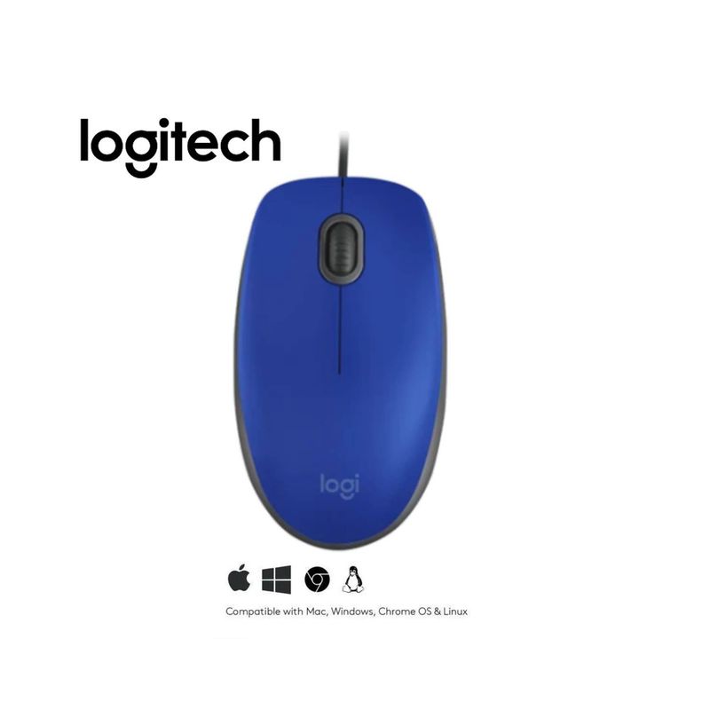 LOGITECH - MOUSE LOGITECH M110 SILENT OPTICO USB BLUE