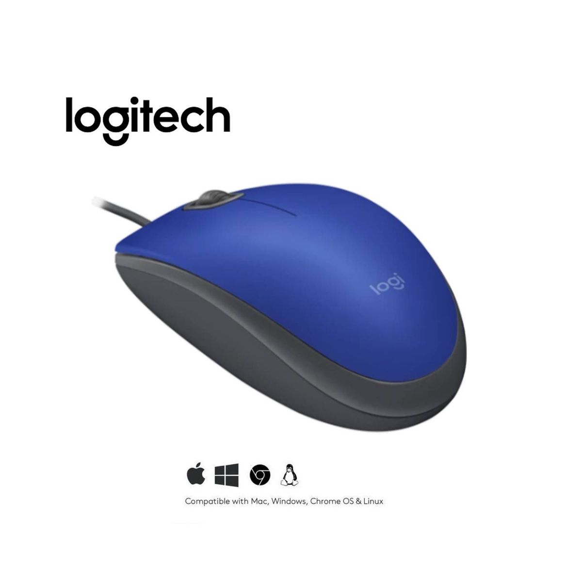 LOGITECH - MOUSE LOGITECH M110 SILENT OPTICO USB BLUE