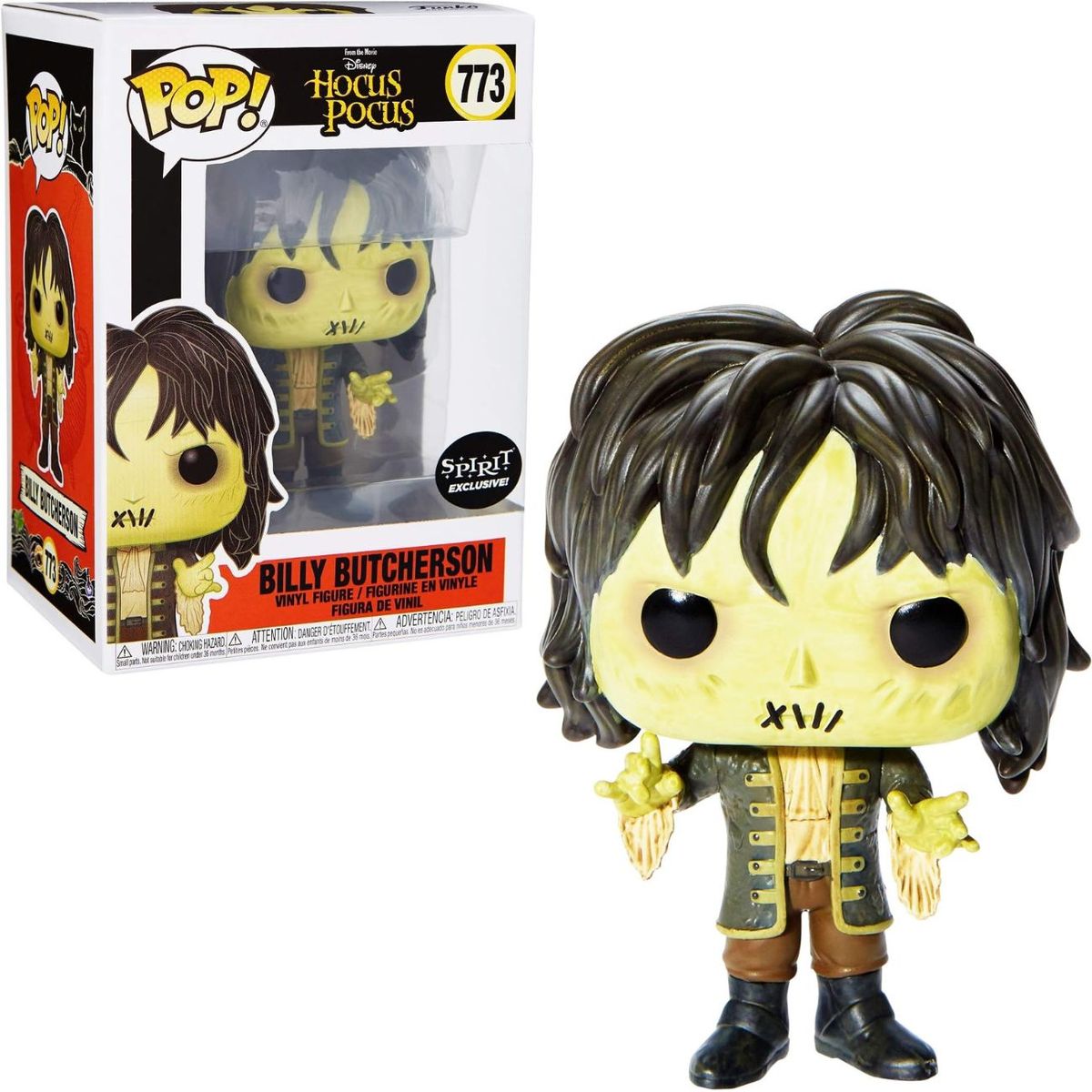 FUNKO - Funko Pop Billy Butcherson - Hocus Pocus Spirit caja dañada