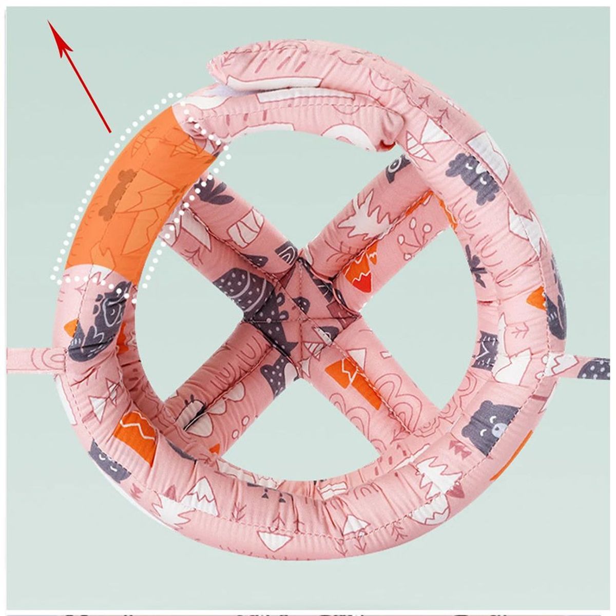 GENERICO - Casco Protector Antigolpes Para Cabeza Anticaidas Bebe