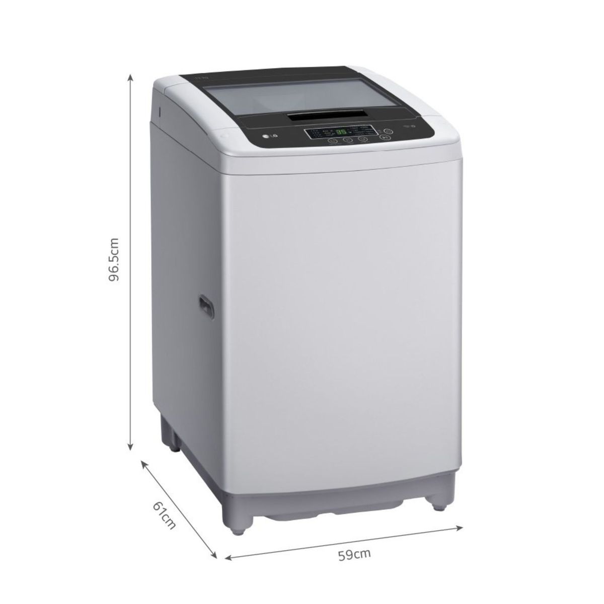 LG - LAVADORA LG 13KG SMART MOTION INVERTER CARGA SUPERIOR WT13DPBK COLOR PLATA LIBRE MEDIO