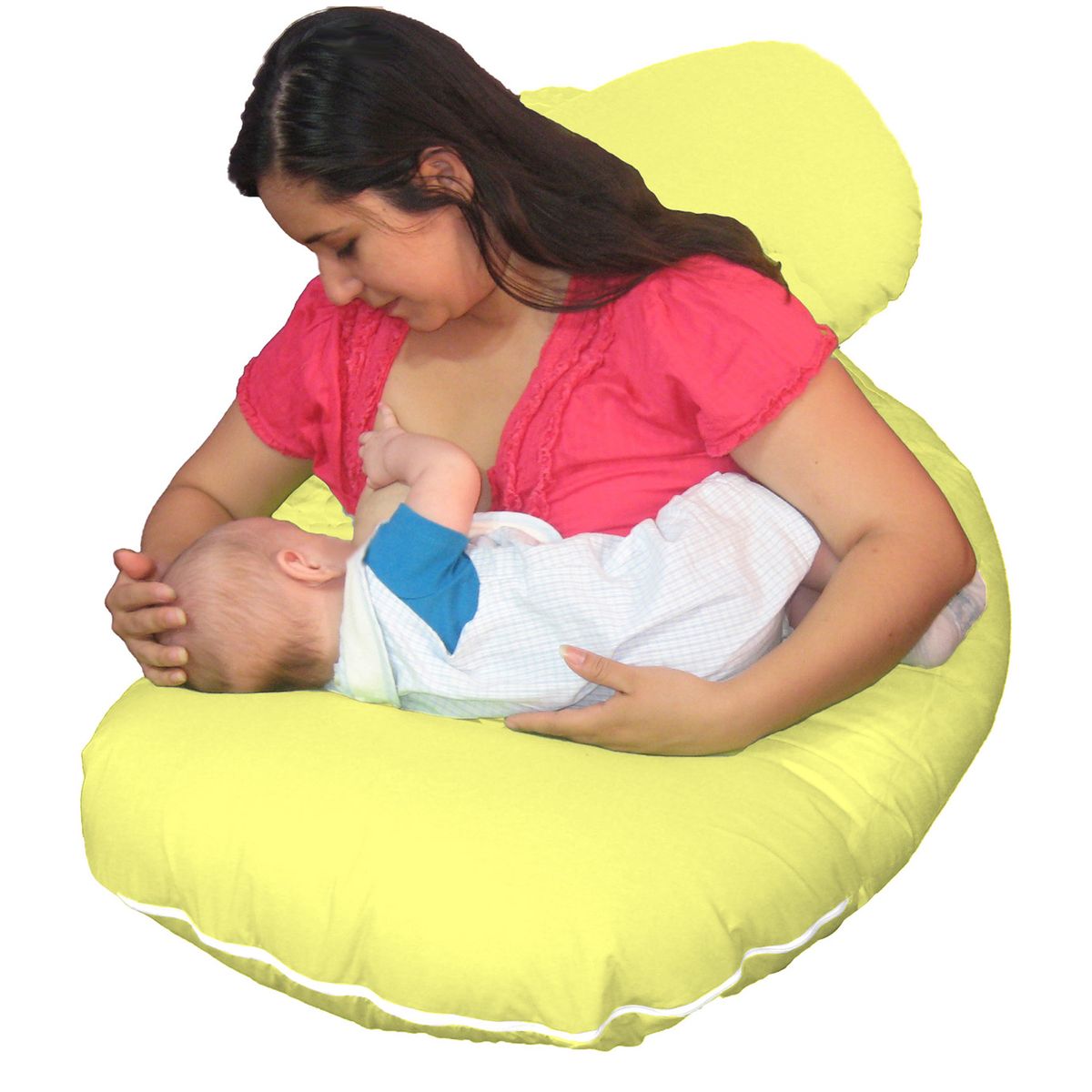 GENERICO - Almohada de Embarazo Cojín Prenatal Amarillo