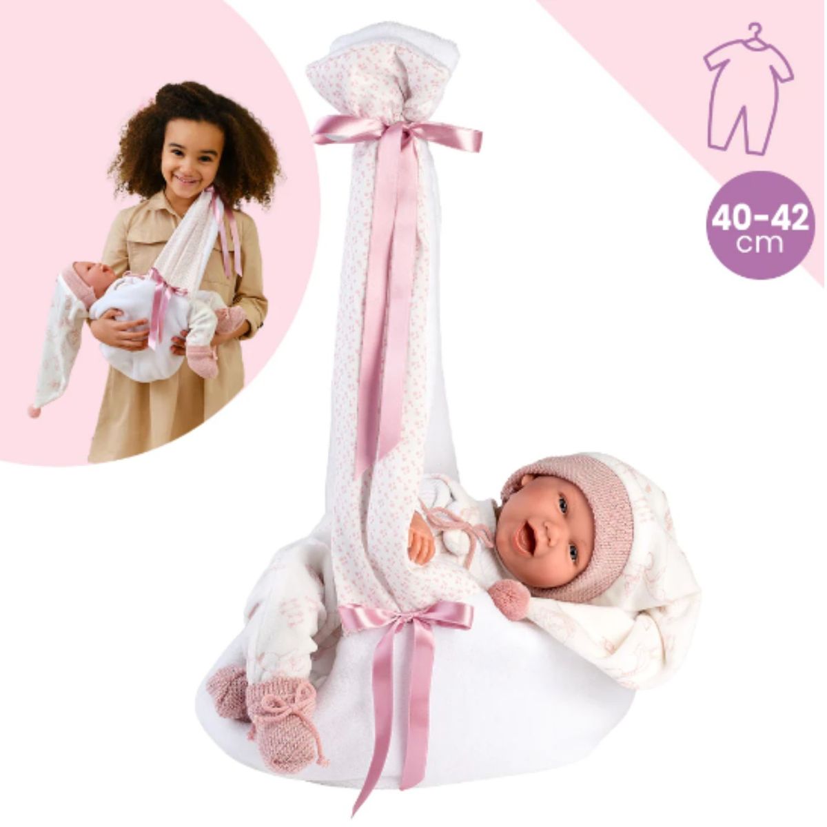 LLORENS - Ropa y Complemento para Muñecas Llorens 5 Piezas V74006