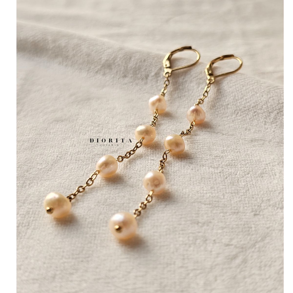 GENERICO - ARETES DE PERLAS DE RIO NATURALES ARETES CASUAL ELEGANTE