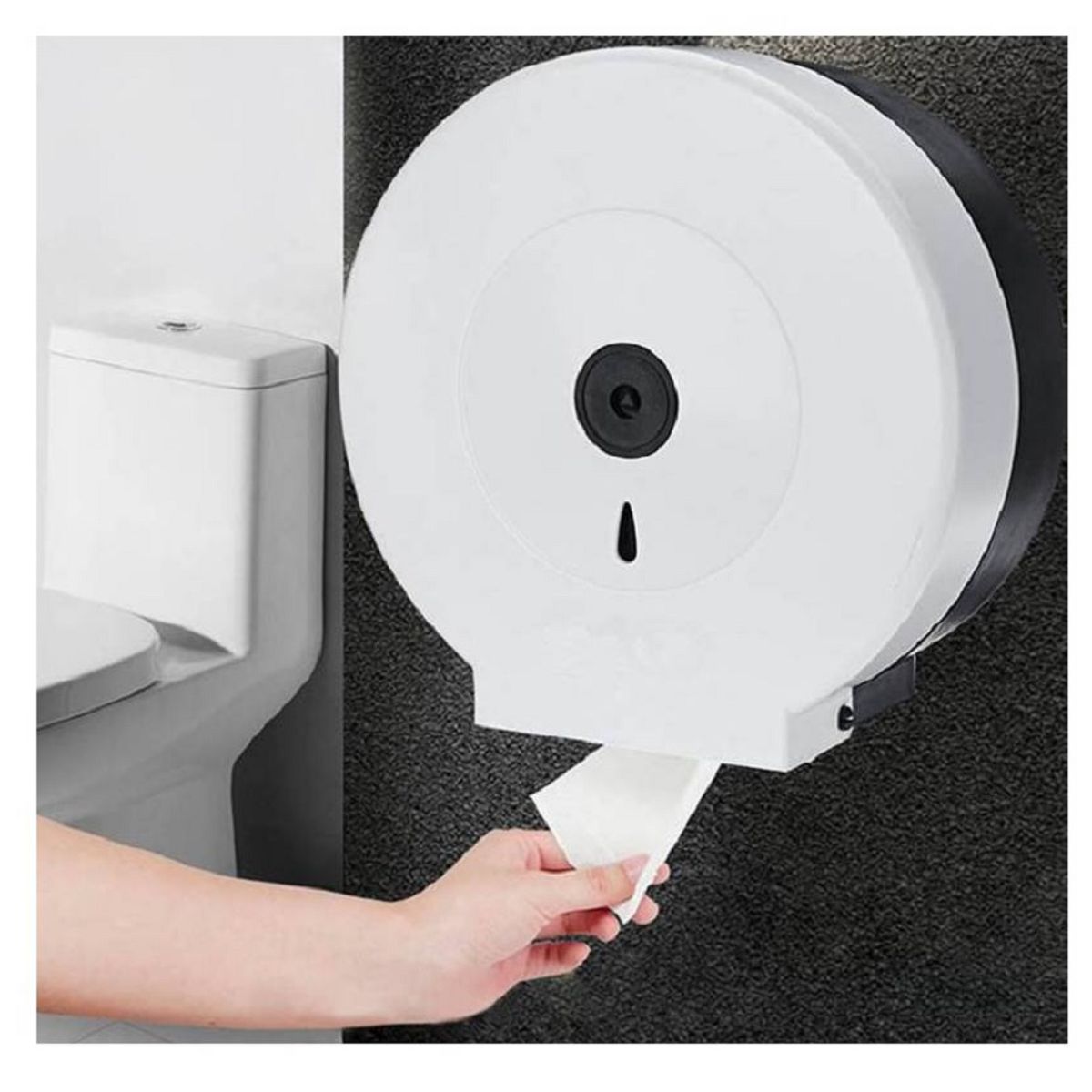 GENERICO - Dispensador de Papel Higienico Rollo Grande