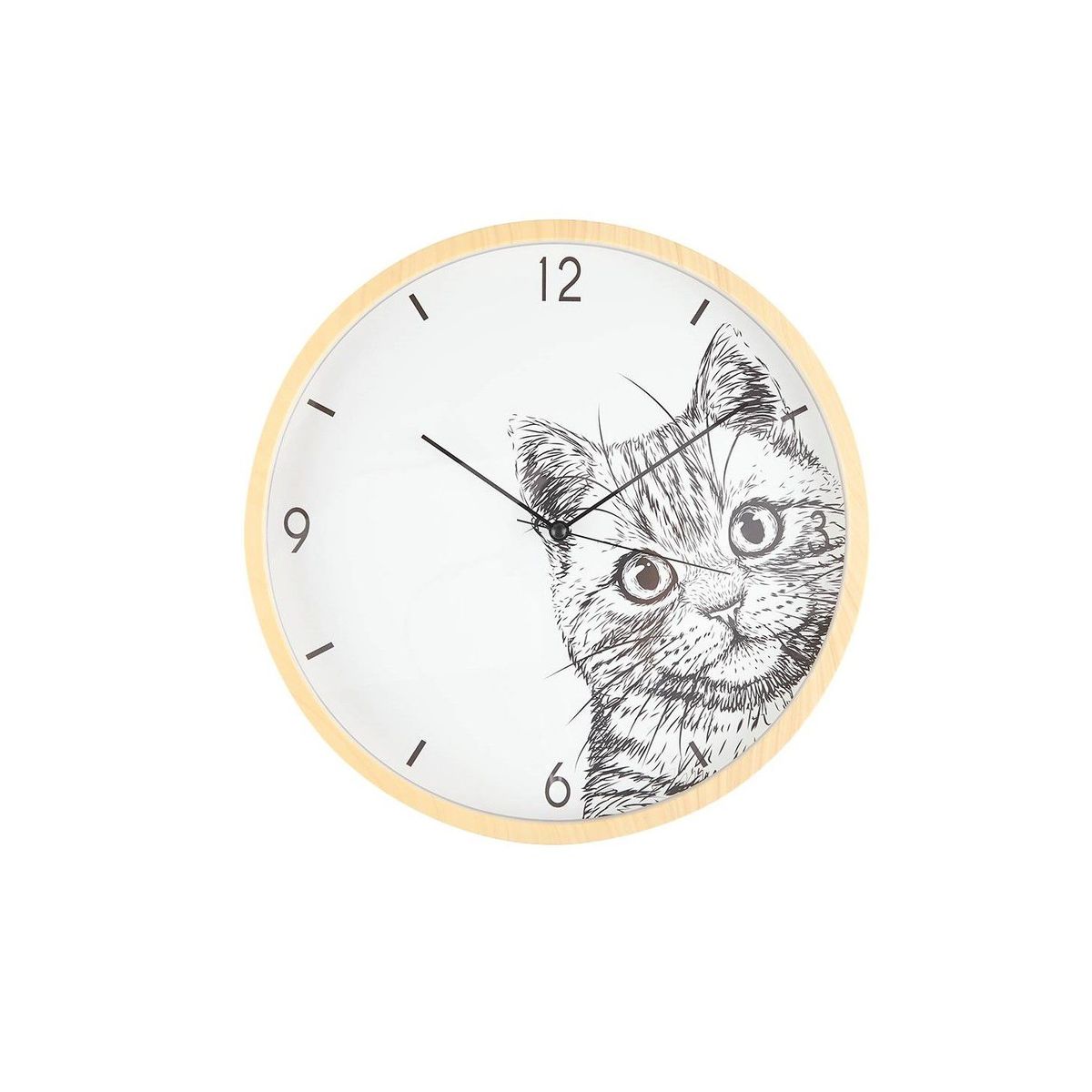 GENERICO - RELOJ DE PARED DISEÑO GATO