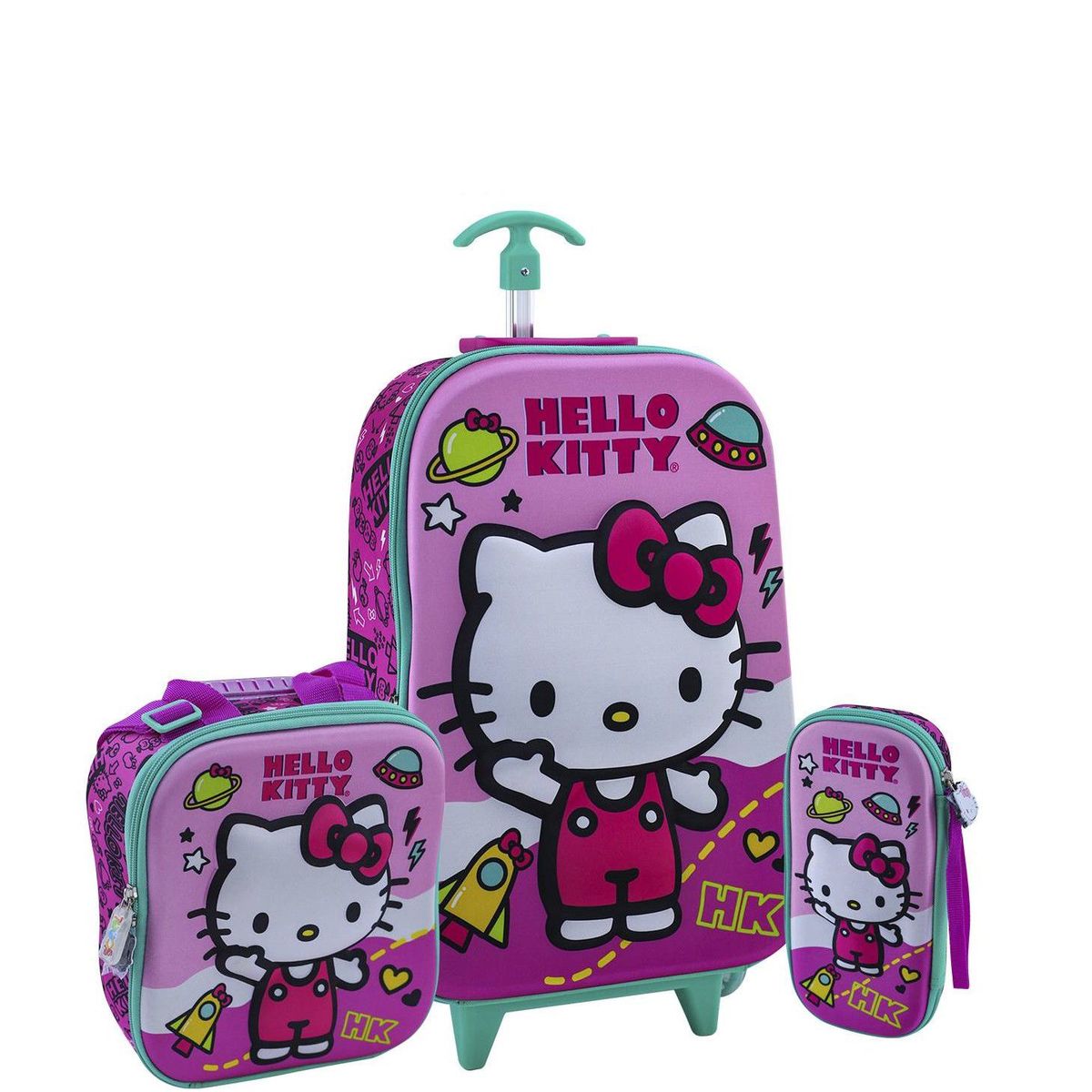 GENERICO - SET MALETA MOCHILA HELLO