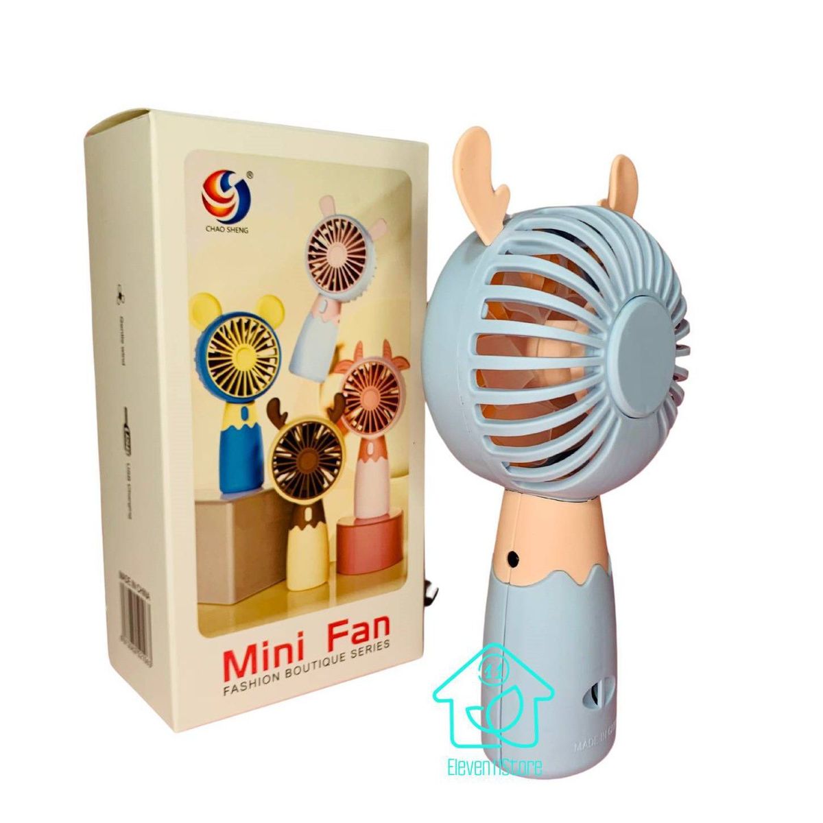 GENERICO - VENTILADOR CUTE KAWAII DE ESCRITORIO