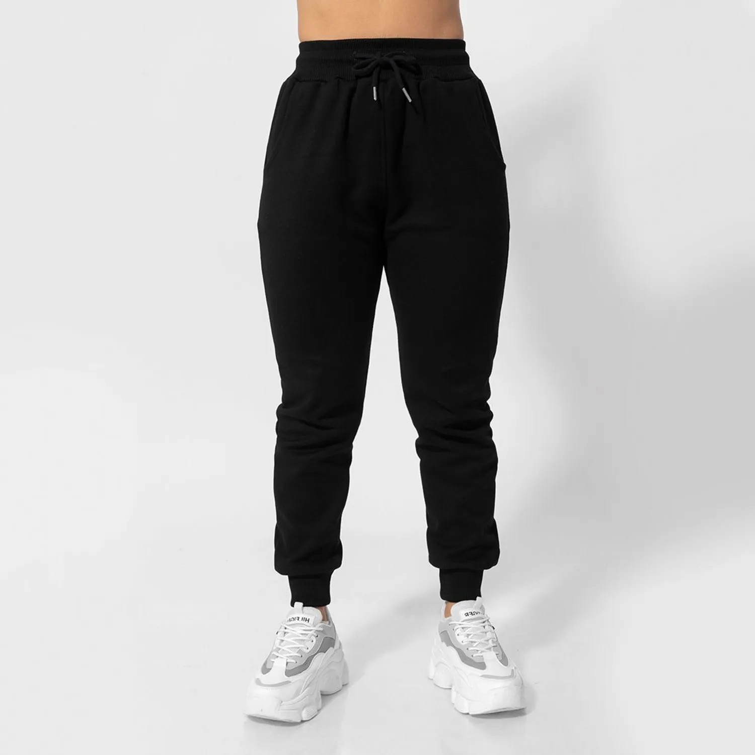Buzo Basico Pantalon De Buzo Negro Mujer Buzo Regular Fit Negro Para Mujer  Estilo Y Comodidad GEF