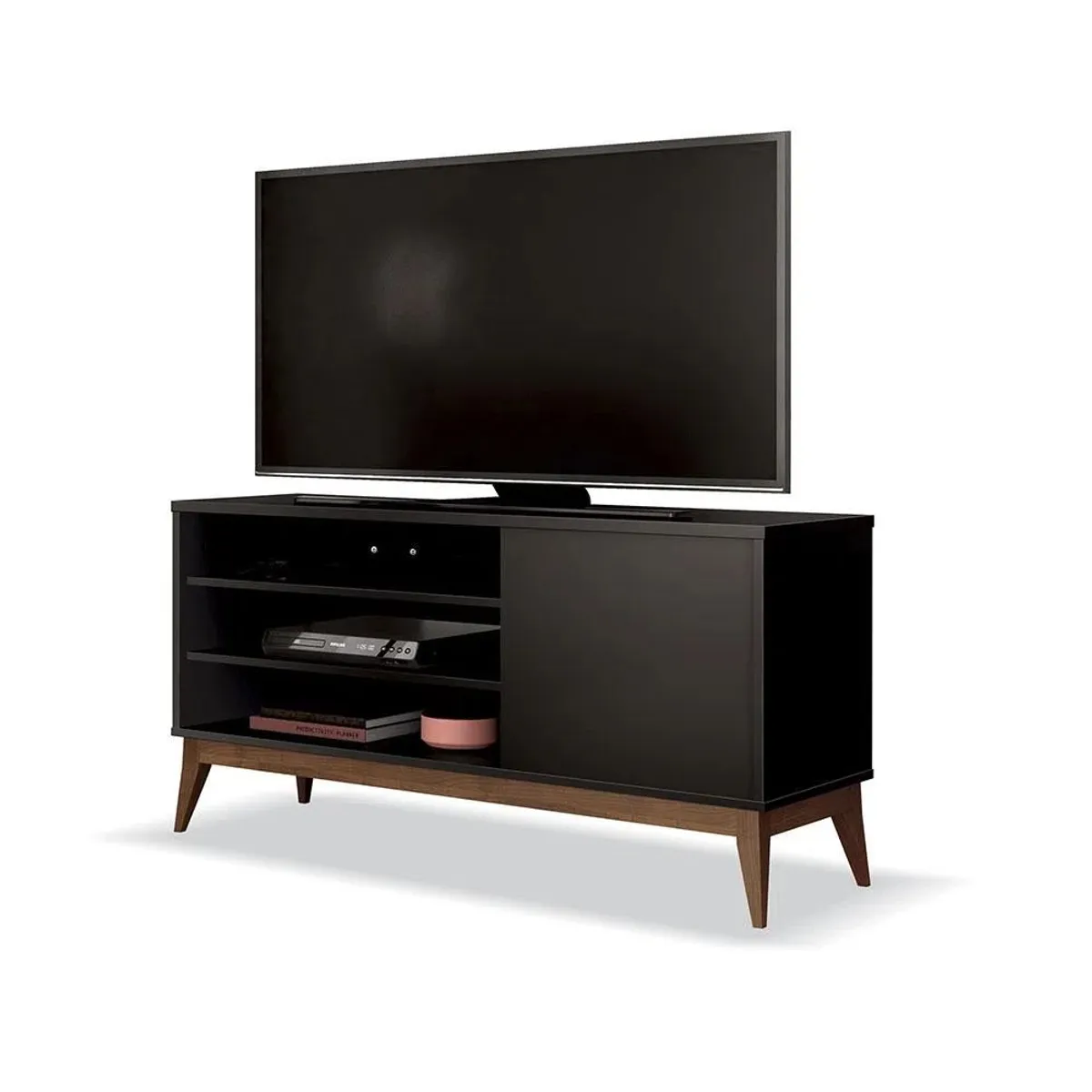 TU MESITA - Mueble para Tv multiusos Milano color Negro TU MESITA